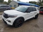 2022 Ford Explorer St White vin: 1FM5K8GC0NGC36981