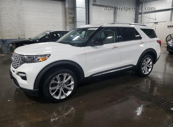 1FM5K8HC7NGC08724 2022 FORD FORD EXPLORER Белый Передняя левая четверть
