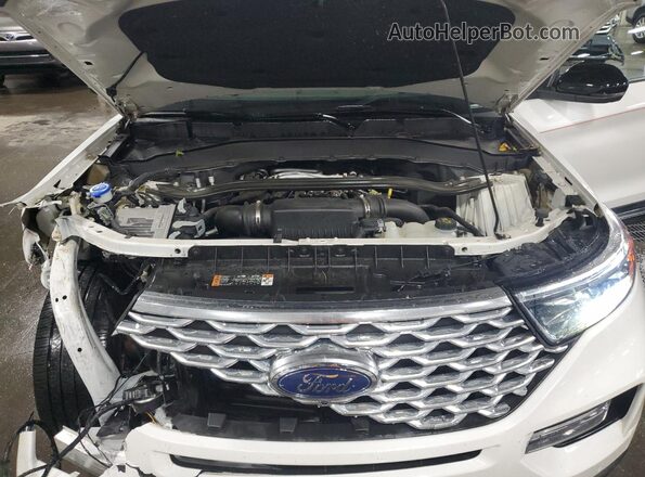1FM5K8HC7NGC08724 2022 FORD FORD EXPLORER Белый Вид подкапотного пространства