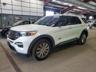 2021 Ford Explorer King Ranch White vin: 1FM5K8LC6MGC43972