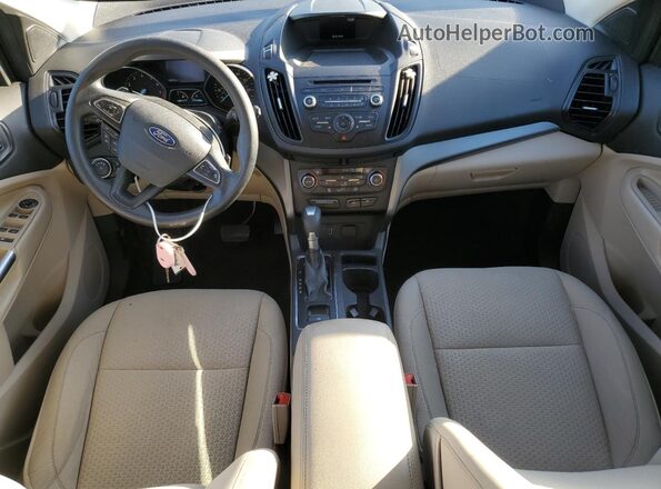 1FMCU0GD8HUB82959 2017 FORD ESCAPE White Вид панелі приладів