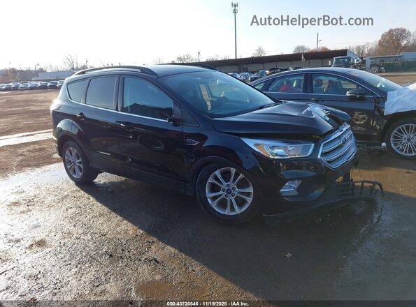 1FMCU9GD5JUB51792 2018 FORD ESCAPE Черный Передняя правая четверть