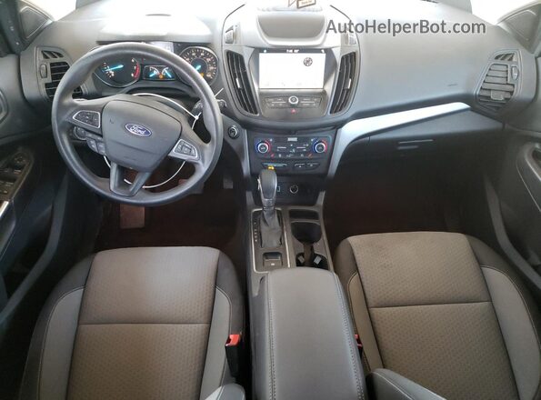 1FMCU9GD5KUC42742 2019 FORD ESCAPE Белый Вид панели приборов