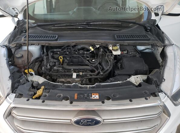 1FMCU9GD5KUC42742 2019 FORD ESCAPE Белый Вид подкапотного пространства