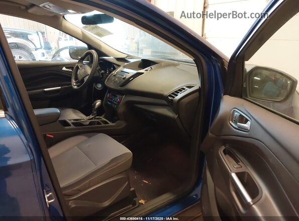 1FMCU9GD9JUB82155 2018 FORD ESCAPE Blue Widok wnętrza z przodu