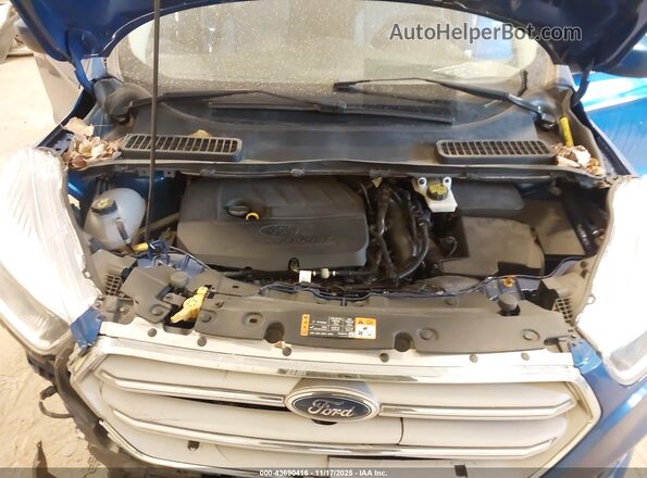 1FMCU9GD9JUB82155 2018 FORD ESCAPE Blue Widok z tyłu
