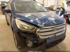 2018 Ford Escape Se Blue vin: 1FMCU9GD9JUB82155