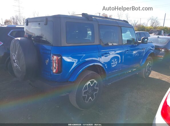 1FMEE5BPXNLB02700 2022 FORD BRONCO Синий Задняя правая четверть