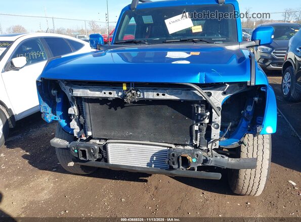 1FMEE5BPXNLB02700 2022 FORD BRONCO Синий Вид спереди