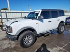 2023 Ford Bronco Base White vin: 1FMEE5DP1PLB59951