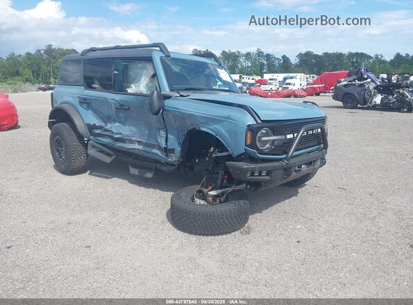 1FMEE5DP5PLB74548 2023 FORD BRONCO Blue Przód prawy