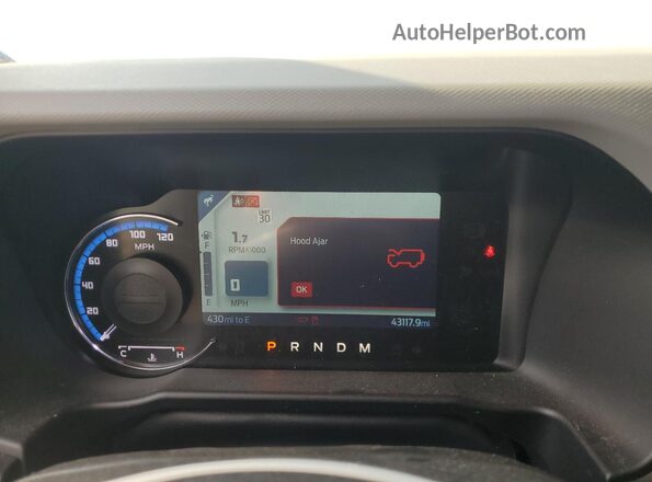 1FMEE5DP5PLC13106 2023 FORD BRONCO Серый Вид щитка приборов