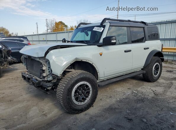 1FMEE5DP5PLC13106 2023 FORD BRONCO Серый Передняя левая четверть