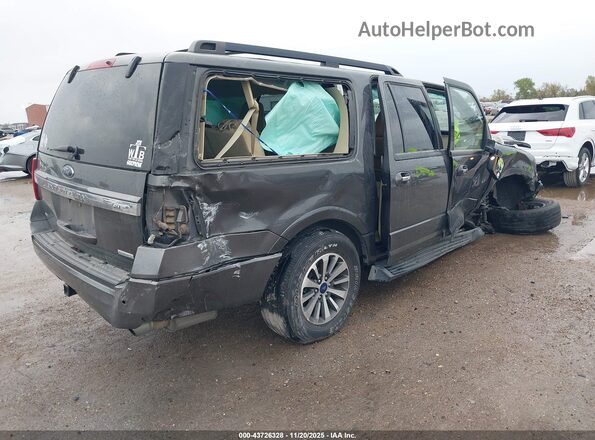 1FMJK1HT8HEA84761 2017 FORD EXPEDITION EL Серый Задняя правая четверть