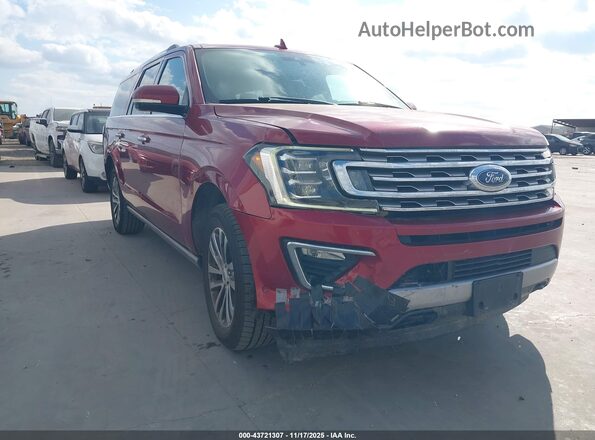 1FMJK2AT6JEA49092 2018 FORD EXPEDITION MAX Красный Передняя правая четверть