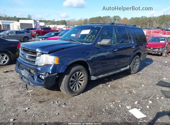 1FMJU1HT6GEF27417 2016 FORD EXPEDITION Navy Przód lewy