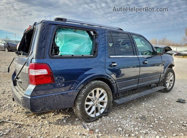 1FMJU2AT7GEF29547 2016 FORD EXPEDITION Синий Задняя правая четверть