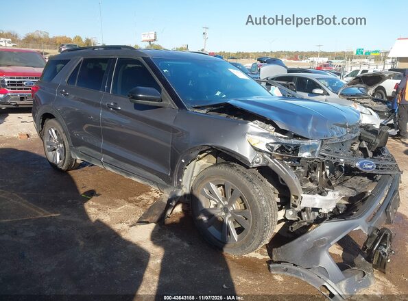 1FMSK7DH0RGA11771 2024 FORD FORD EXPLORER Gray Передня права чверть