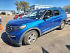2022 Ford Explorer Xlt Blue vin: 1FMSK7DH5NGC33331