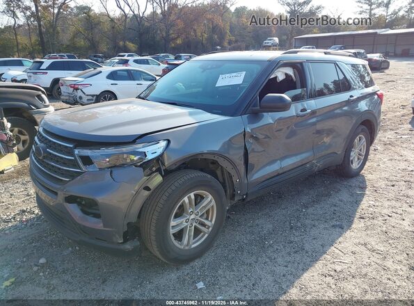1FMSK7DH6NGA11297 2022 FORD FORD EXPLORER Gray Przód lewy