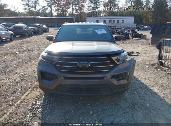 1FMSK7DH6NGA11297 2022 FORD FORD EXPLORER Gray Widok zestawu wskaźników