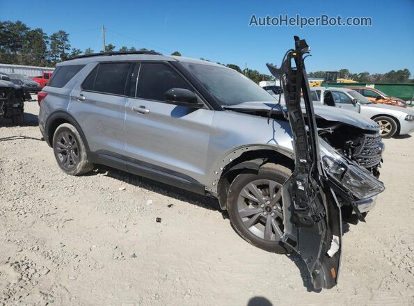 1FMSK7DHXPGC10291 2023 FORD FORD EXPLORER Серебряный Передняя правая четверть