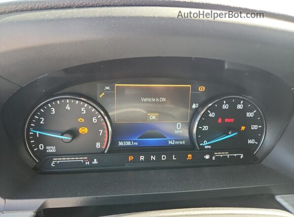 1FMSK7DHXPGC10291 2023 FORD FORD EXPLORER Серебряный Вид щитка приборов