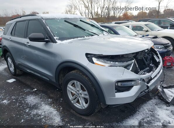 1FMSK8DH1NGA41751 2022 FORD FORD EXPLORER Серебряный Передняя правая четверть