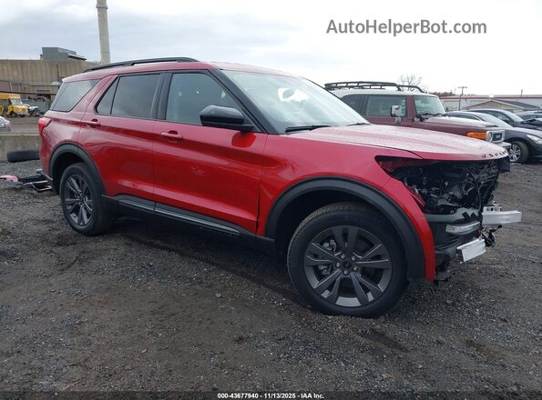 1FMSK8DH8RGA37346 2024 FORD FORD EXPLORER Red Delantero derecho