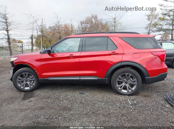 1FMSK8DH8RGA37346 2024 FORD FORD EXPLORER Red Vista interior de 360 grados