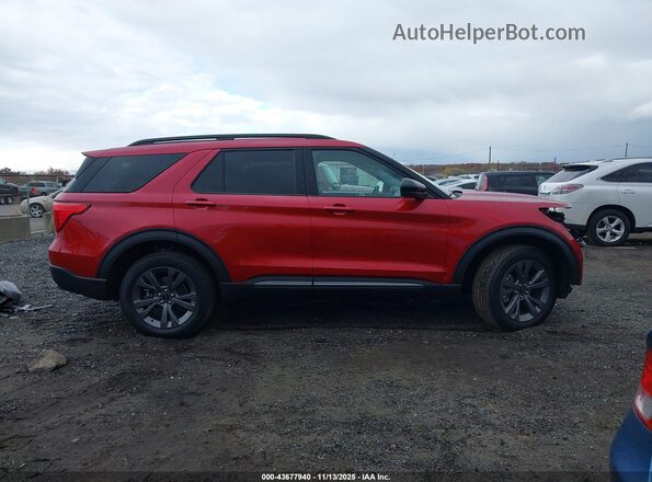 1FMSK8DH8RGA37346 2024 FORD FORD EXPLORER Red Vista interior trasera