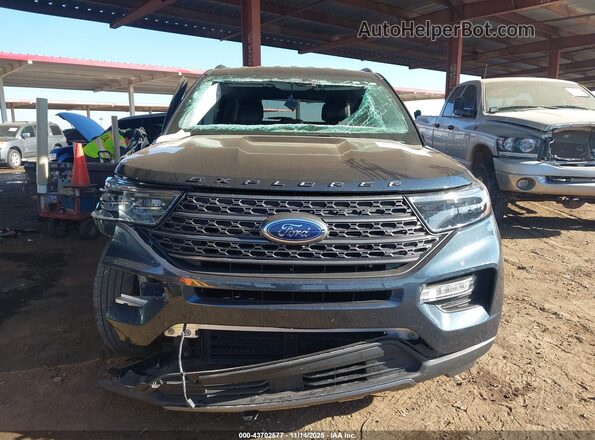 1FMSK8DH8RGA68452 2024 FORD FORD EXPLORER Gray Widok zestawu wskaźników