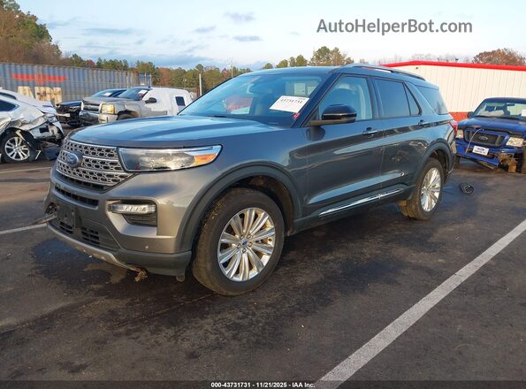 1FMSK8FH2RGA58853 2024 FORD FORD EXPLORER Gray Передня ліва чверть