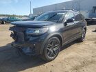 2025 Ford Explorer St Черный vin: 1FMWK8GC2SGA94259