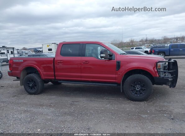 1FT7W2BNXLEE06649 2020 FORD F-250 Red Widok wnętrza z tyłu