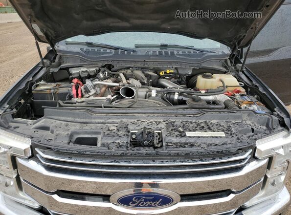 1FT7W2BT0JEB45429 2018 FORD F250 Черный Вид задней части салона