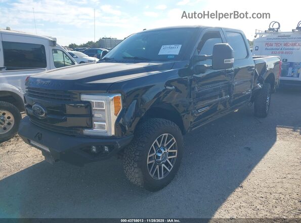 1FT7W2BT2JEB71580 2018 FORD F-250 Black Vista tres cuartos delantera izquierda