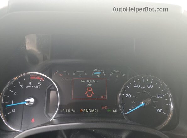 1FT7W2BT4JEB95881 2018 FORD F250 Белый Вид щитка приборов