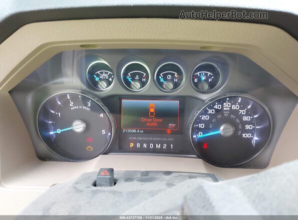 1FT7W2BT6GEC96963 2016 FORD F-250 Коричневый Вид задних сидений