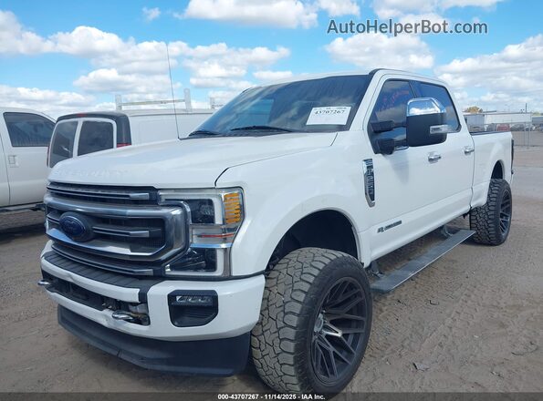 1FT7W2BT6MEC52912 2021 FORD F-250 White Przód lewy