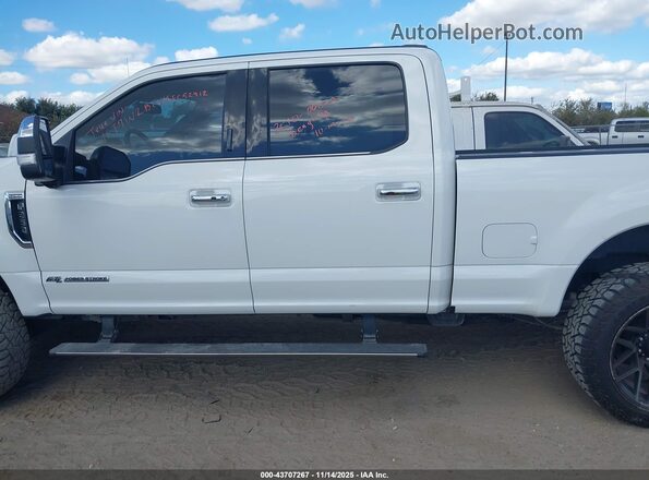 1FT7W2BT6MEC52912 2021 FORD F-250 White Widok wnętrza 360 stopni