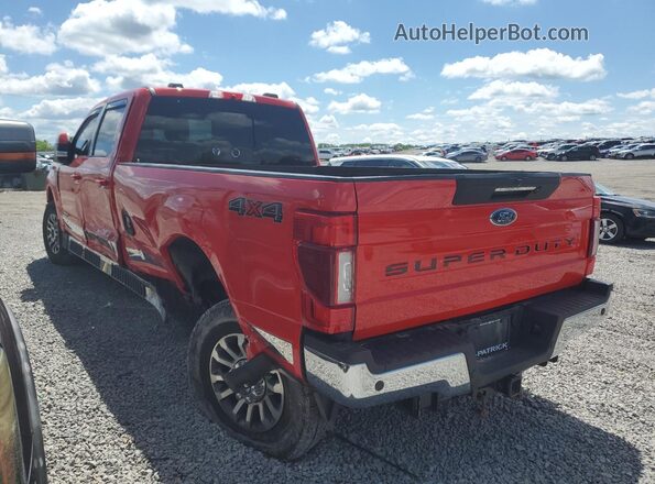 1FT7W2BT6MEC78121 2021 FORD F250 Red Задня ліва чверть