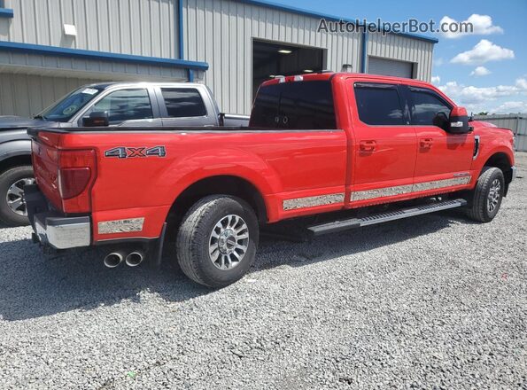 1FT7W2BT6MEC78121 2021 FORD F250 Red Задня права чверть