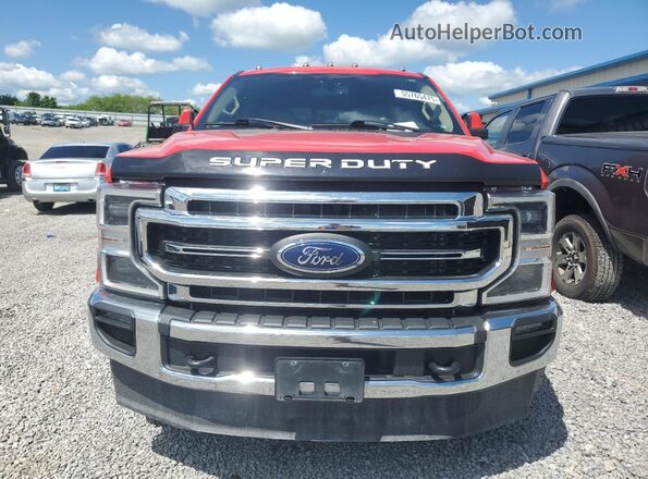 1FT7W2BT6MEC78121 2021 FORD F250 Red Вид спереду