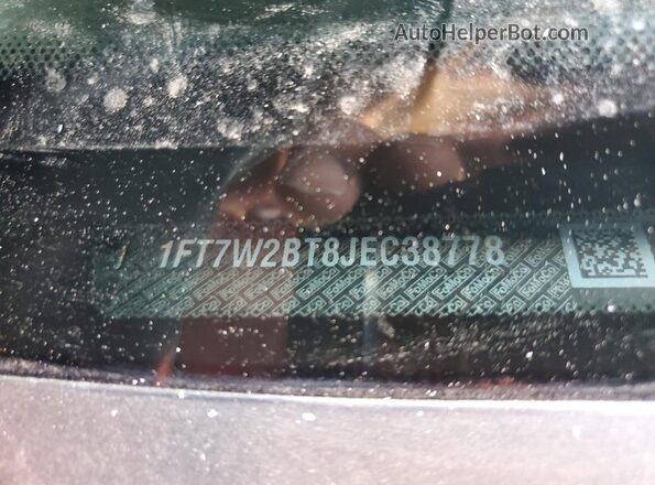 1FT7W2BT8JEC38778 2018 FORD F250 Угольный Вид подкапотного пространства