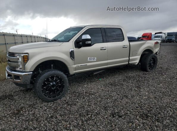 1FT7W2BT9JEB20464 2018 FORD F250 Gold Vista tres cuartos delantera izquierda