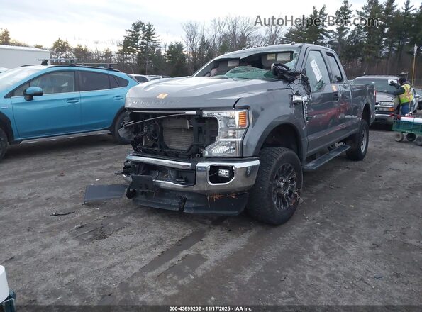 1FT7X2B6XNEF94405 2022 FORD F-250 Серый Передняя левая четверть