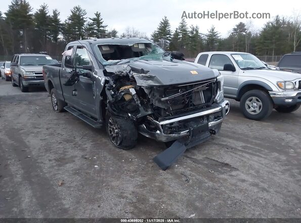 1FT7X2B6XNEF94405 2022 FORD F-250 Серый Передняя правая четверть