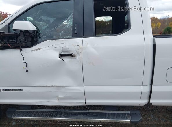 1FT7X2BT1MEE01465 2021 FORD F-250 White Widok wnętrza 360 stopni