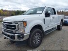 2021 Ford F-250 Lariat White vin: 1FT7X2BT1MEE01465